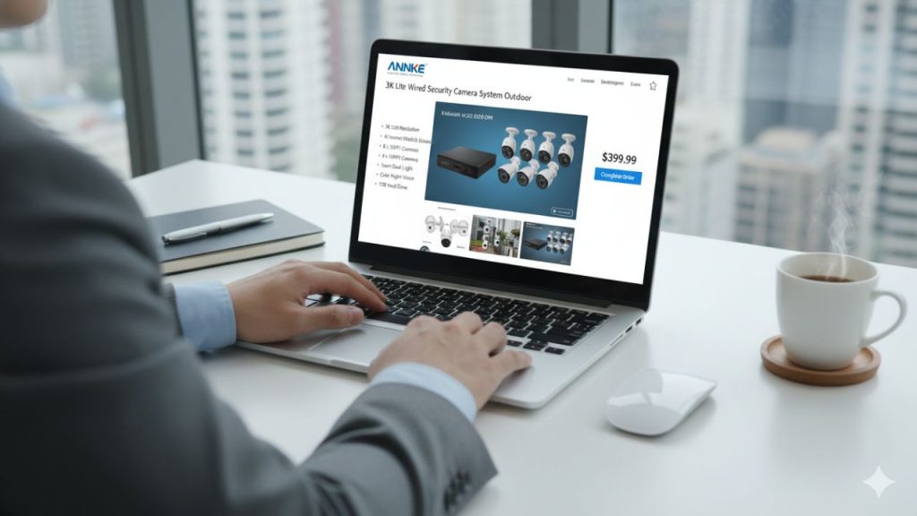 annke 3k lite wired security