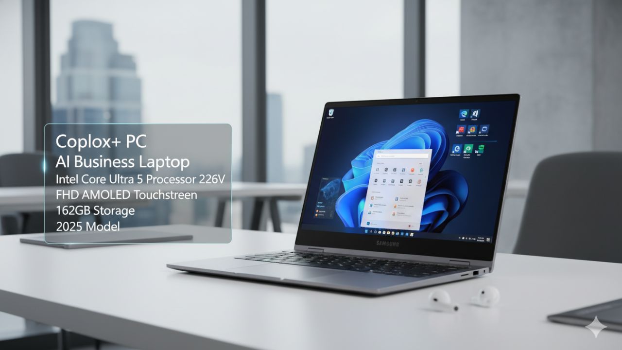 Samsung 15.6″ Galaxy Book5 360 Business Laptop