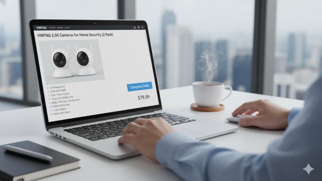 VIMTAG 2.5K Cameras for Home Security-Review VIMTAG 2.5K Cameras for Home Security,